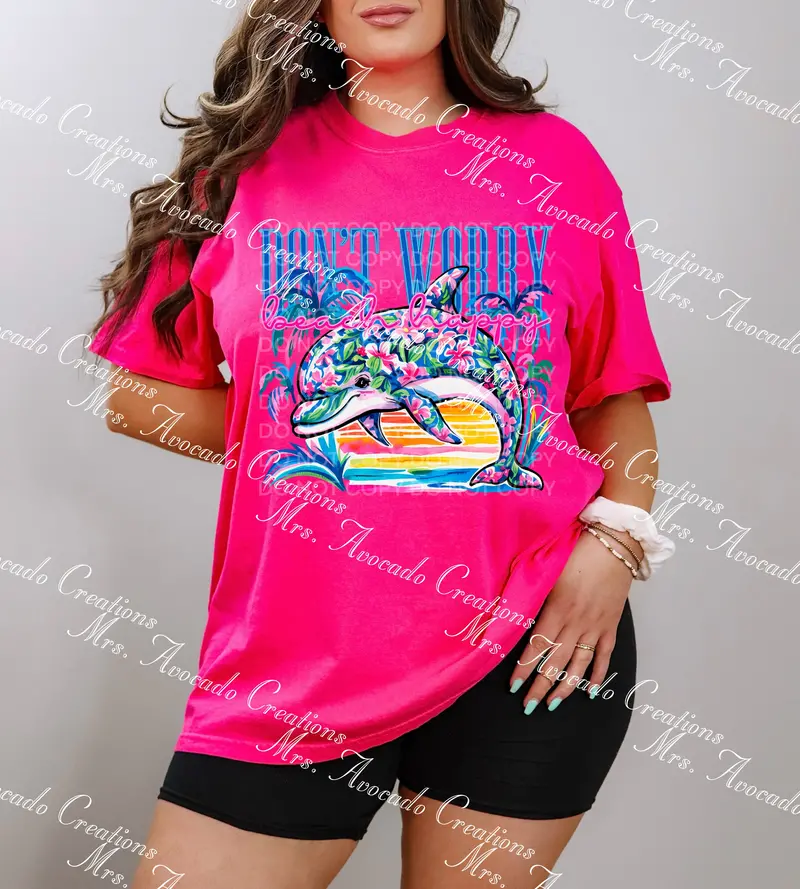 'Don'T Worry, Beach Happy' Lighthearted Coastal Motif 1