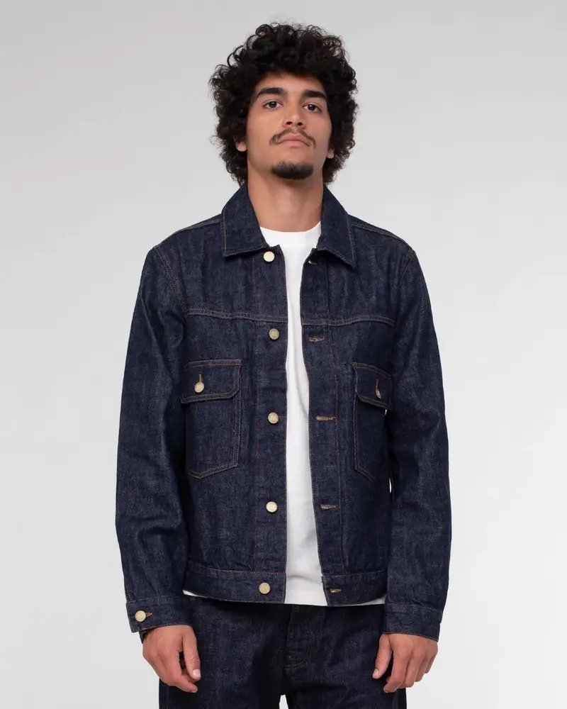 Eat Dust Type Dust 14Oz Denim Jacket – Classic Indigo 1