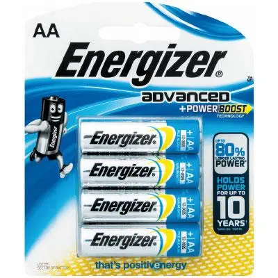 Energizer Advanced Alkaline Batteries – Enhanced Energy Output 1