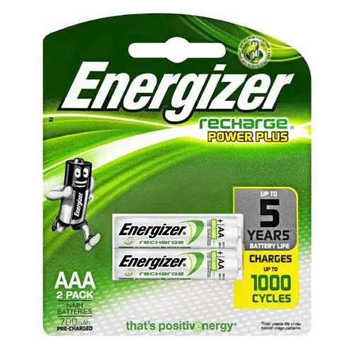 Energizer Recharge Powerplus Aaa Batteries – 2-Pack, 700 Mah 1