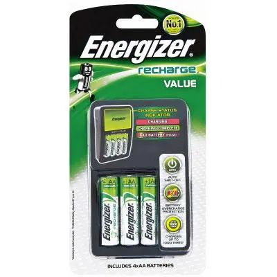 Energizer Value Charger Kit – Includes 4X Aa 1300Mah Rechargeables 1