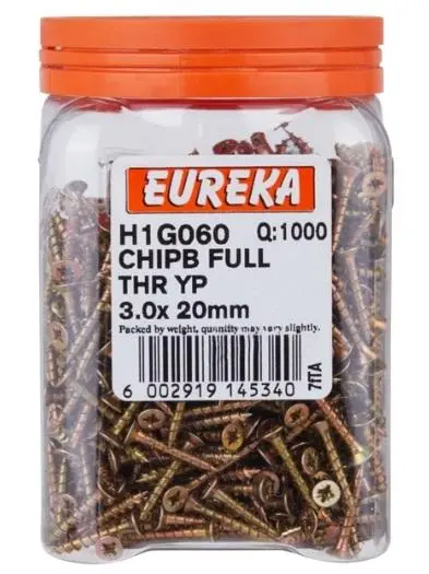 Eureka Full-Thread Chipboard Screw 1
