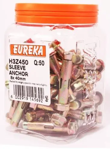 Eureka Sleeve-Type Expansion Anchors For Masonry 1