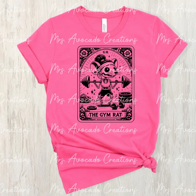 Fitness Lover Tee – Black Design 1