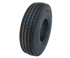 Flat-Free Sawtooth Tire 410X350X4 – Aggressive Non-Pneumatic Traction Pattern | 354-U25-Sw 1