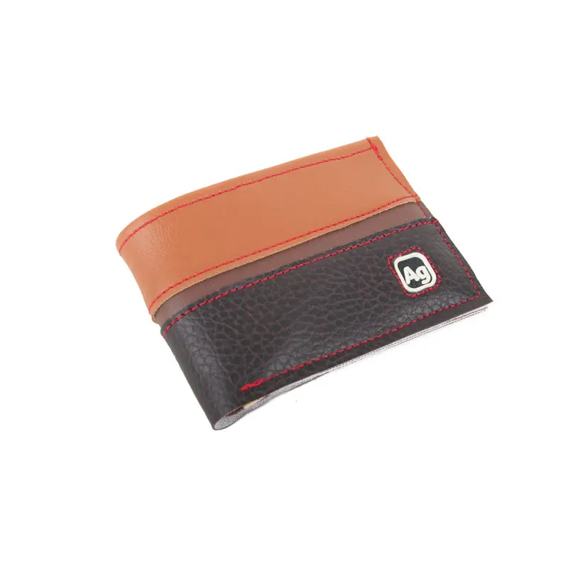 Franklin Brown Leather-Alternative Wallet – Minimalist Design 1