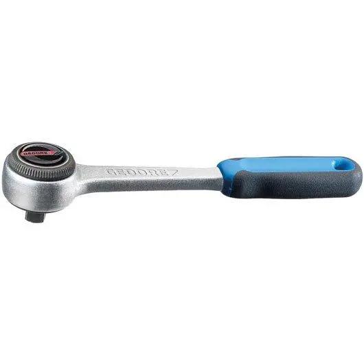 Gedore 1/4" Reversible Ratchet With Disc-Style Direction Selector 1