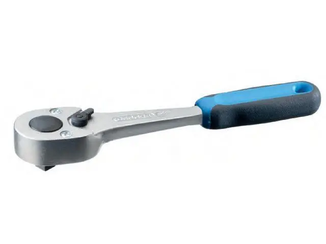 Gedore 1/4" Reversible Ratchet With Lever-Activated Direction Switch 1