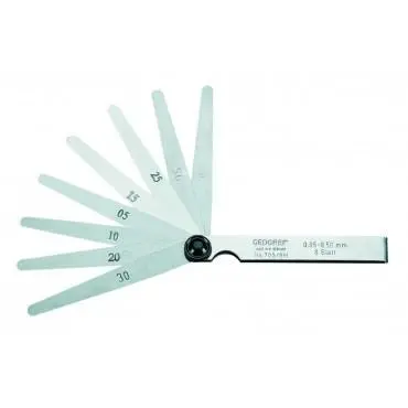 Gedore Fan-Style Feeler Gauge Set (0.05–1.00 Mm) 1
