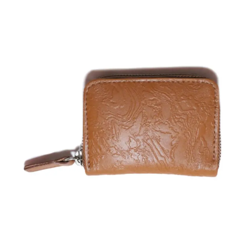 Green Laces Arlo Textured Leather Wallet – Tan 1
