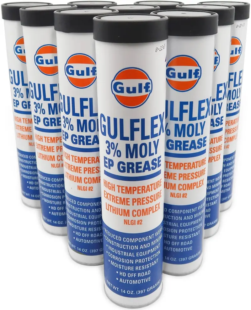 Gulflex Hi-Temp Ep Grease – Nlgi #2, 14 Oz Cartridge (Case Of 10) 1