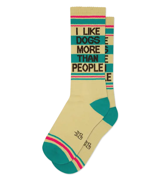 Gumball Poodle ‘I Like Dogs’ Playful Sock Pair 1