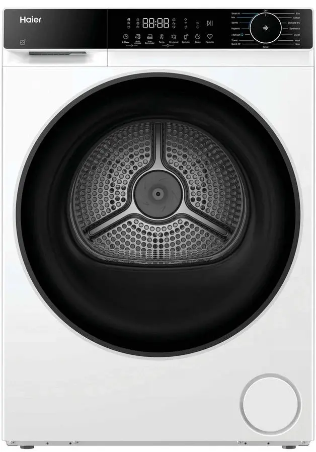 Haier Hd80-D357U1 8Kg A++-Rated Heat Pump Tumble Dryer – White Design 1