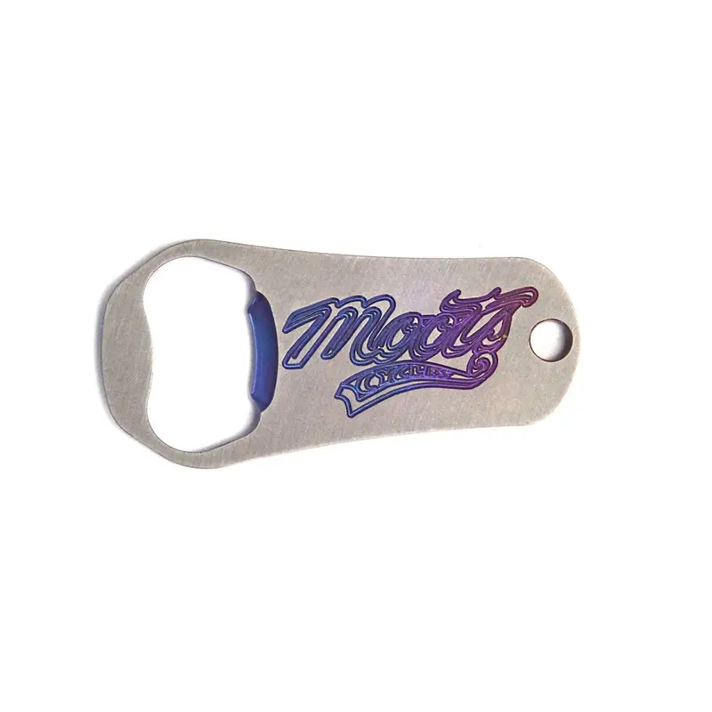Handcrafted Titanium Bottle Opener 1