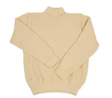 Heimat Mechanics Roll-Neck Sweater – Natural Undyed Wool 1