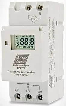 Hellermanntyton Tddt7 7-Day Programmable Digital Timer 1