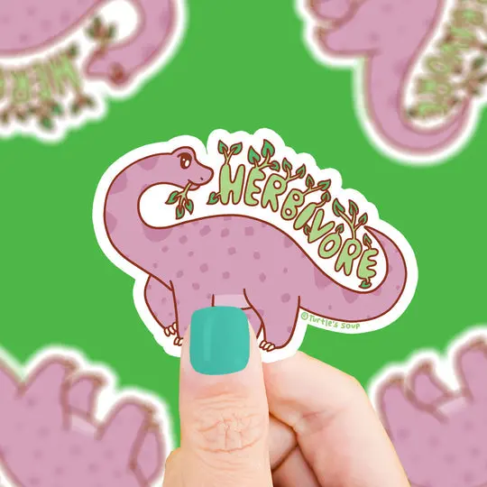 Herbivore Lifestyle Sticker – Turtle’S Soup 1