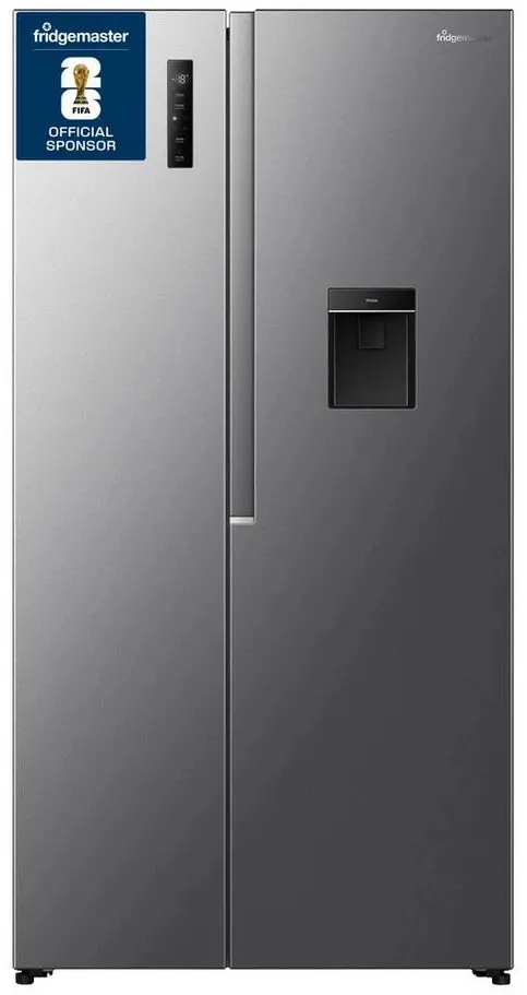 Hisense Ms91558Des American-Style Fridge Freezer – Silver Finish, Energy Class E 1
