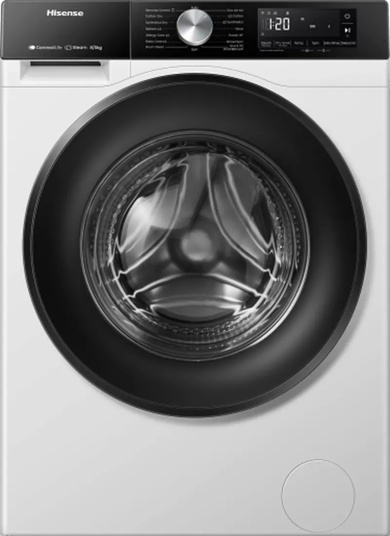 Hisense Wd3S8043Bw3 8Kg Washer Dryer – 5Kg Drying, 1400 Rpm, White, D Efficiency 1