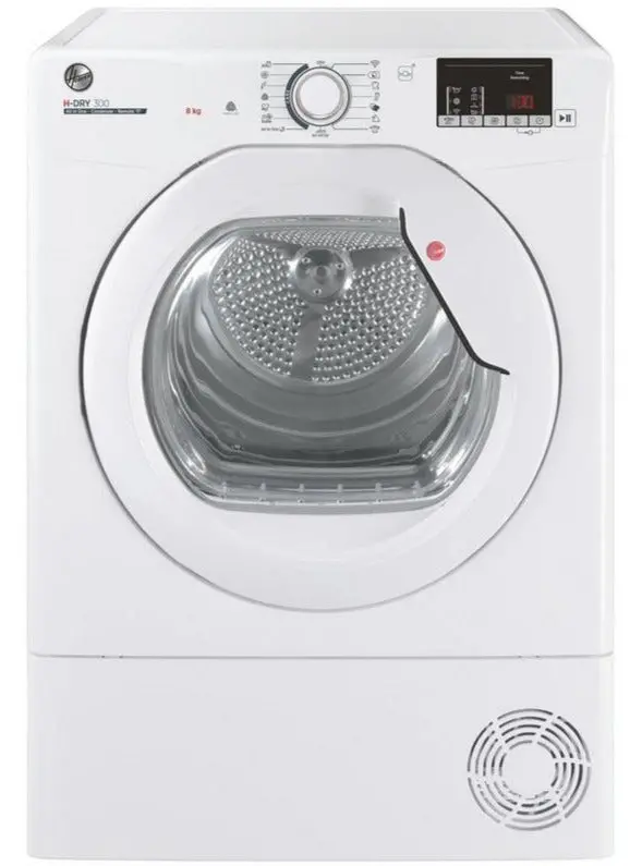 Hoover Hlec8Dg 8Kg Condenser Tumble Dryer – White, Energy B Rated 1