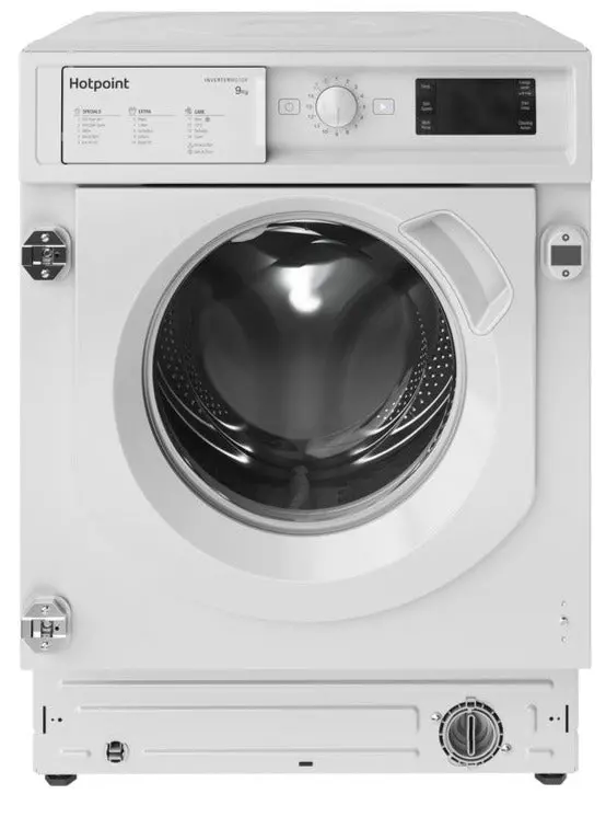 Hotpoint Biwmhg91485 9Kg Integrated Washing Machine – 1400 Rpm, White, B Rated 1