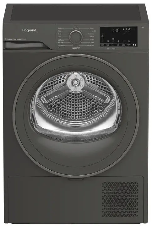 Hotpoint Chd93Mgguk 9Kg Grey Heat Pump Tumble Dryer – Coldguard Protection – Energy A++ Rated 1