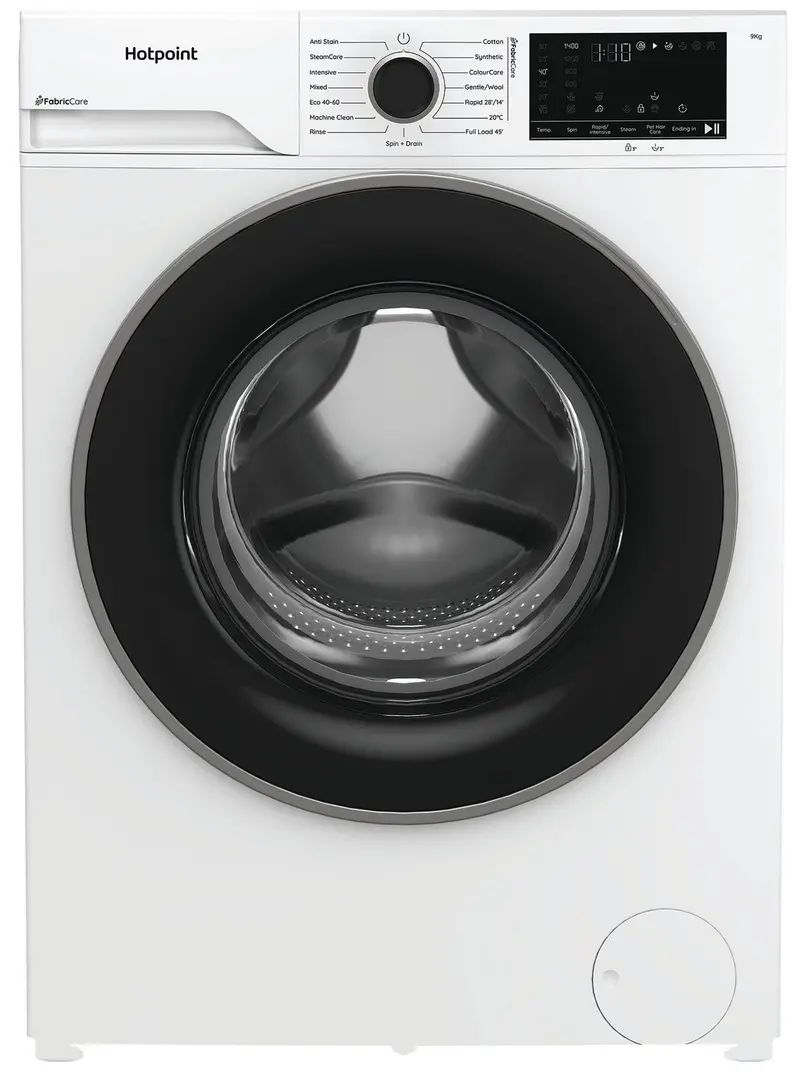 Hotpoint Hbwh 93 Care Uk 9Kg A-Rated Washing Machine – 1400 Rpm, White 1