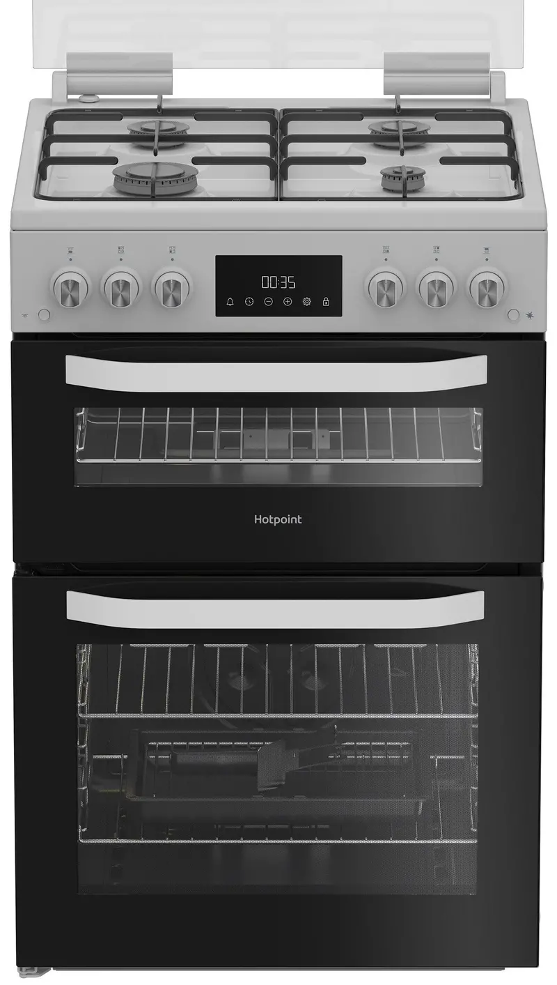 Hotpoint Hdg6Gdcw 60Cm White Gas Cooker 1