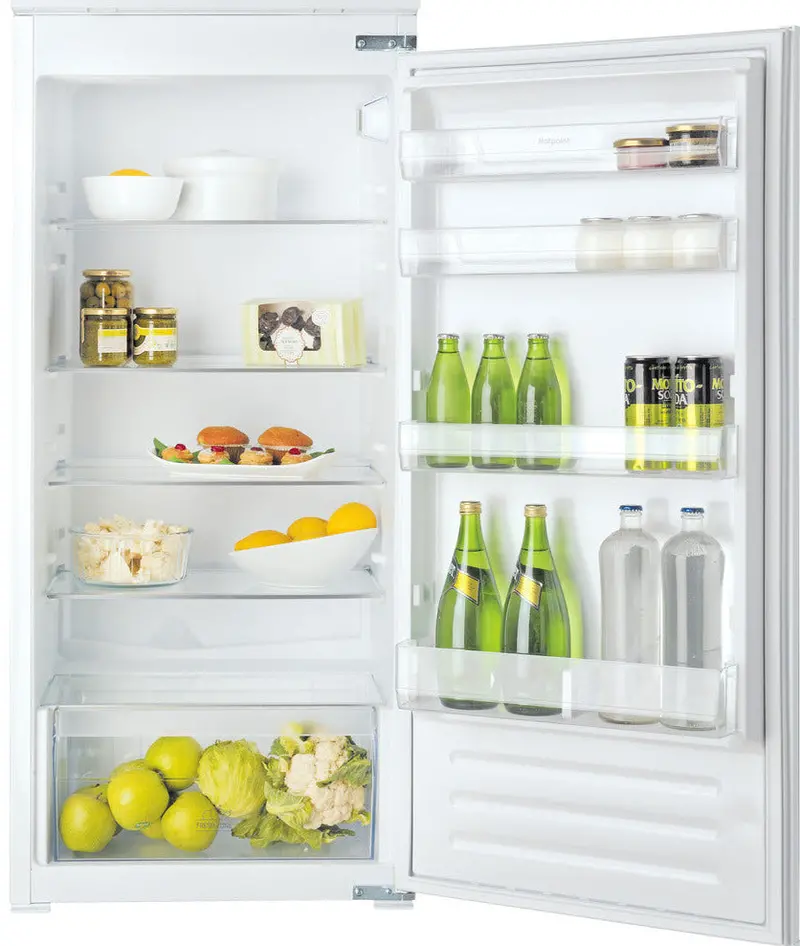 Hotpoint Hs12A1Duk2 54Cm Integrated White Upright Fridge – Sliding Door Kit, E Rated 1
