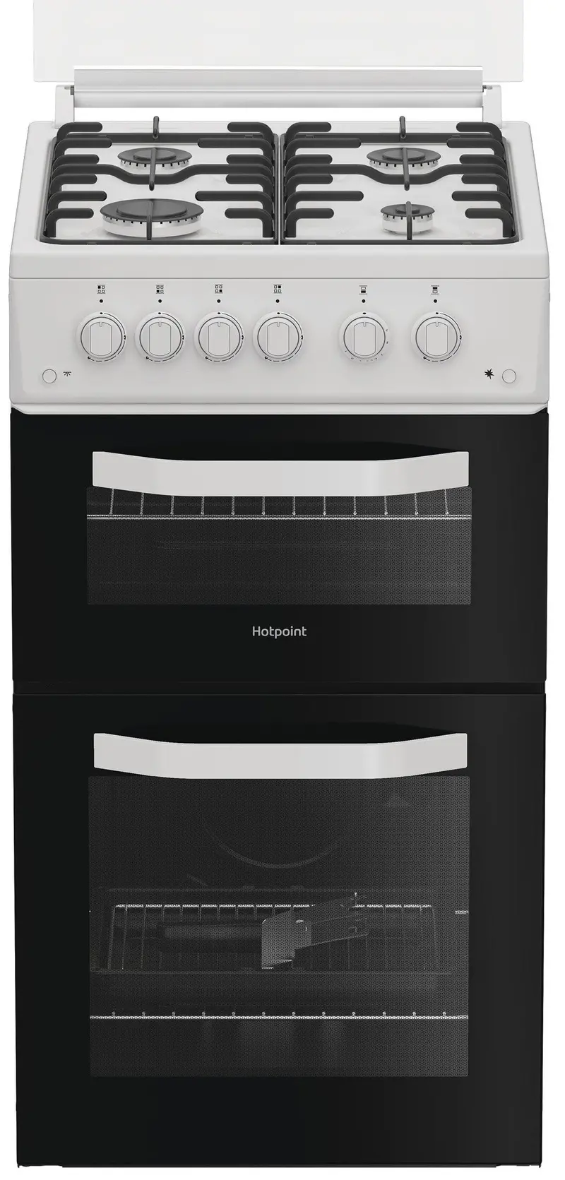 Hotpoint Htg5Gcwl 50Cm White Gas Cooker 1