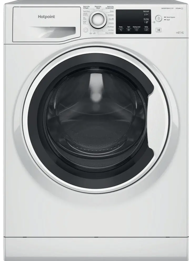 Hotpoint Ndb11724Wuk 11Kg/7Kg Freestanding Washer-Dryer – White, 1600 Rpm, E Rated 1