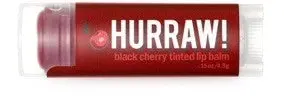 Hurraw! Black Cherry–Tinted Vegan Lip Balm 1
