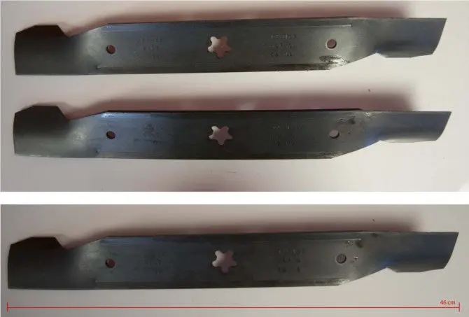 Husqvarna 36" Side-Discharge Replacement Blade Set 1