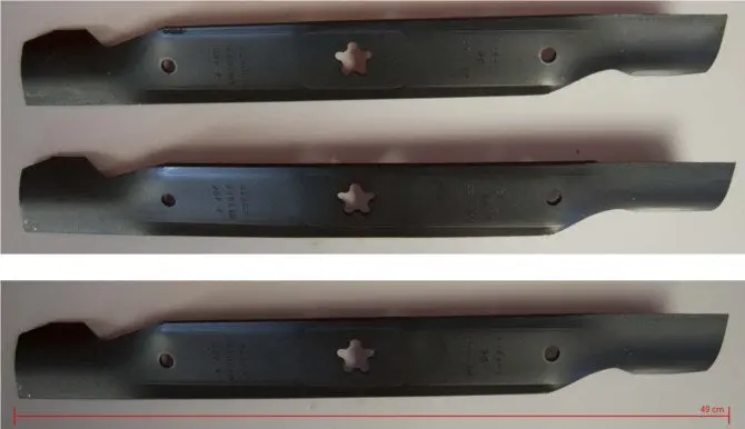 Husqvarna 38-Inch Side-Discharge Blade Set 1