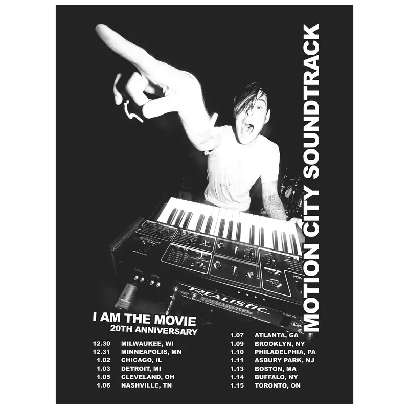 I Am The Movie 20Th Anniversary Tour Commemorative Poster 1