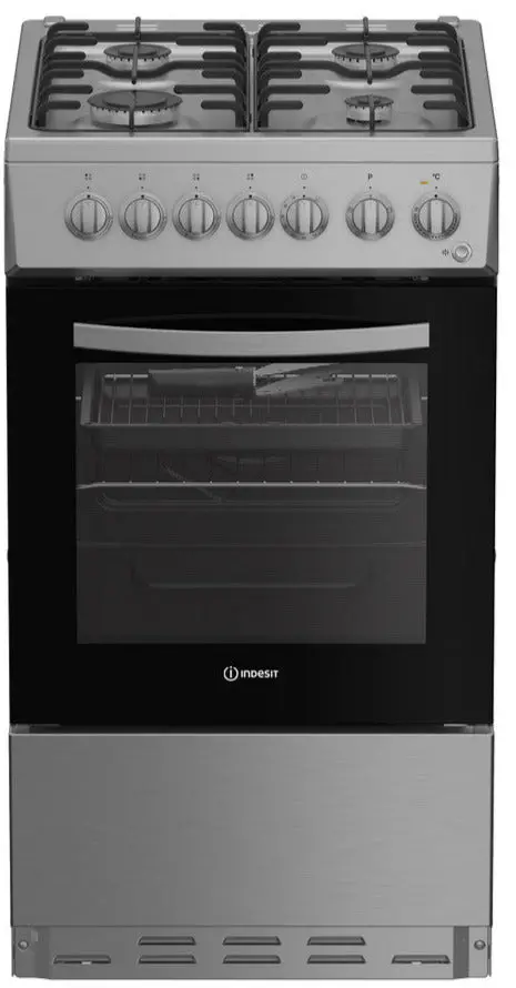 Indesit I5G3Pmx 50Cm Dual-Fuel Cooker – Stainless Steel Design 1