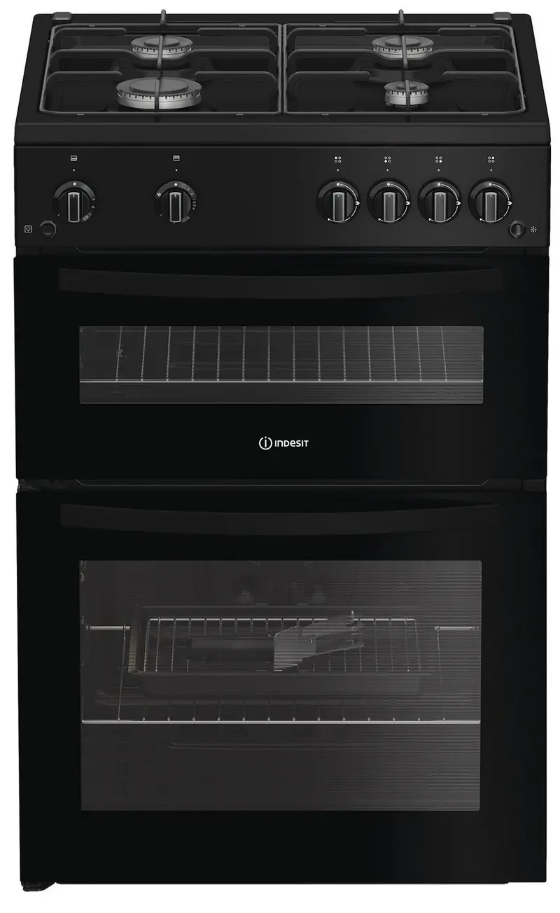 Indesit Idg6Gb 60Cm Gas Cooker – Black Finish 1