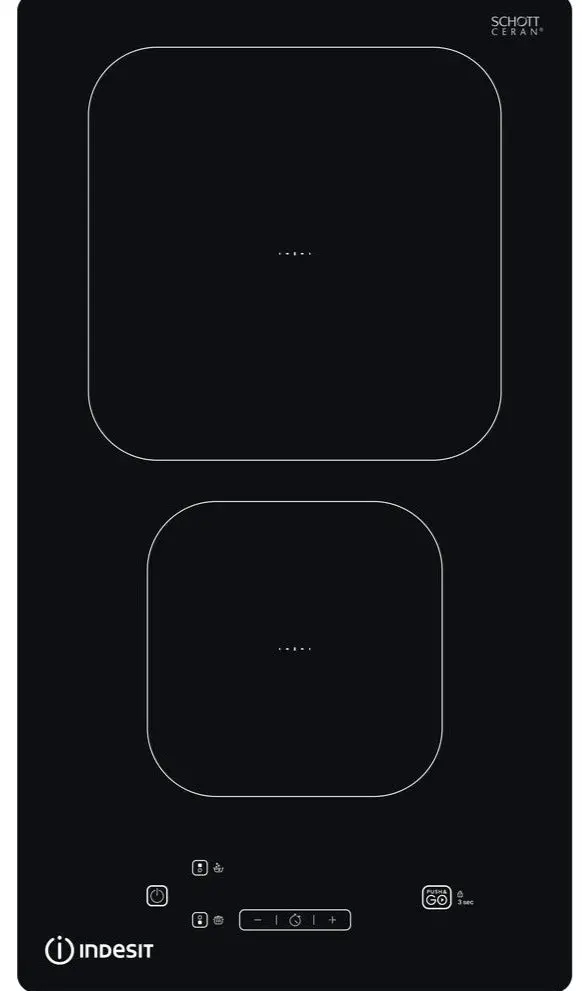 Indesit Is19Q30Ne 29Cm Compact Induction Hob – Matte Black Surface 1