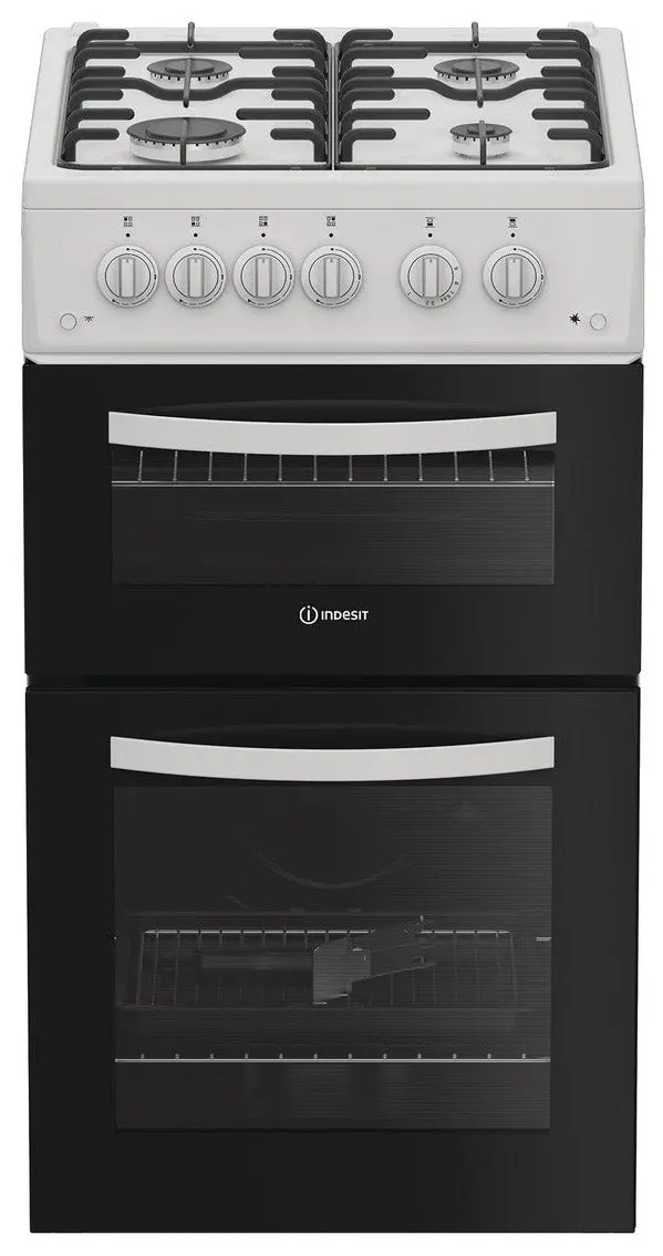 Indesit Itg5Gmw 50Cm Gas Cooker – White Finish 1