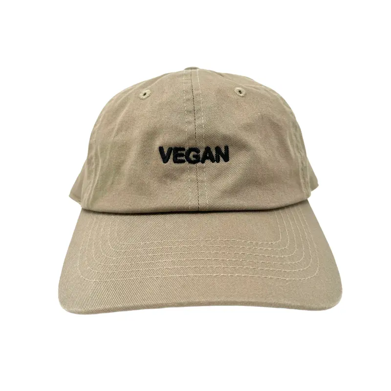 Khaki Vegan Sun Hat – Minimalist Eco-Friendly Brim 1