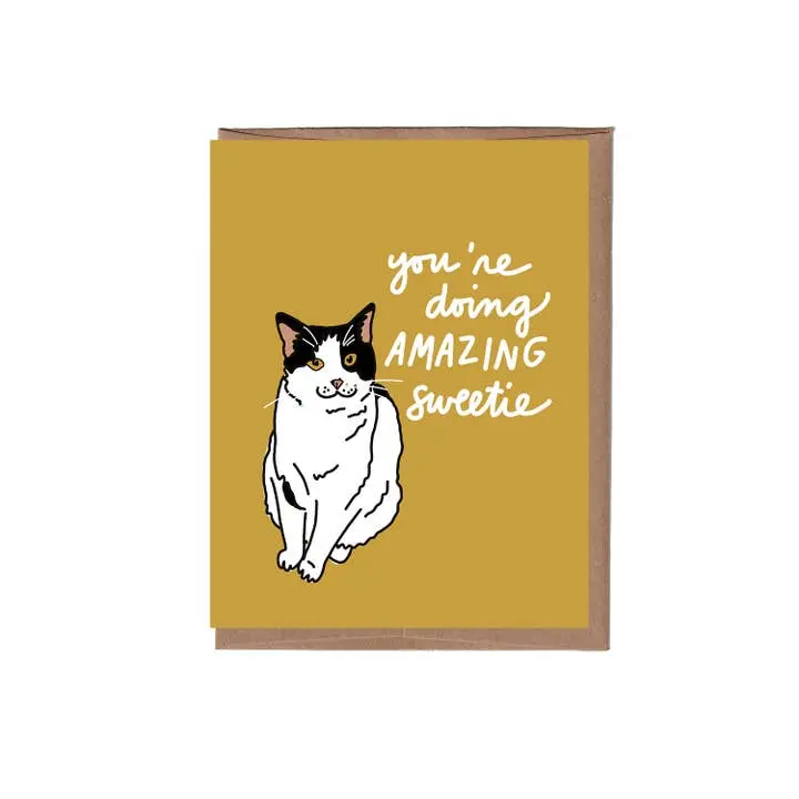 La Familia Green Sweetie Greeting Card 1