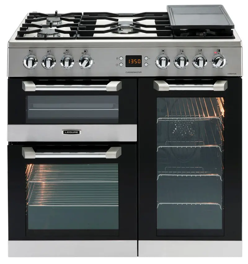 Leisure Cuisinemaster Cs90F530X 90Cm Dual Fuel Range Cooker – Stainless Steel 1