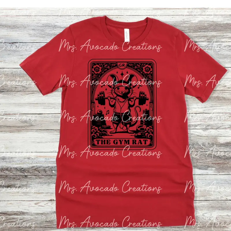 Male Gym Enthusiast Tee – Black Print 1