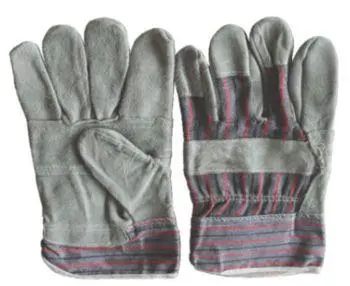 Matsafe Candy-Stripe Chrome Leather Work Glove 1