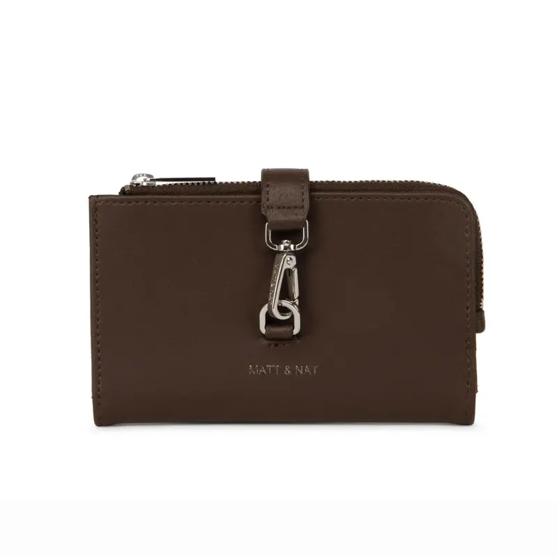 Matt & Nat Thalia Compact Wallet In Decaf Vegan Leather 1