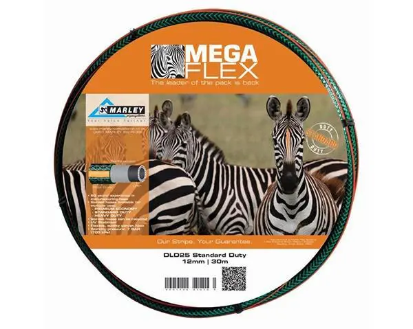 Megaflex 20Mm × 30M Standard-Duty Reinforced Garden Hose 1