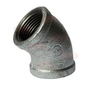 Ming Galvanised 45-Degree Female-Female Pipe Elbow 1