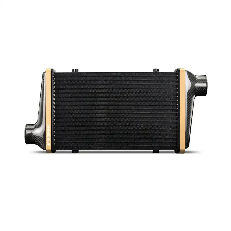 Mishimoto Universal Carbon Fiber Intercooler – Matte Tanks, 600Mm Gold Core, V-Band S-Flow 1