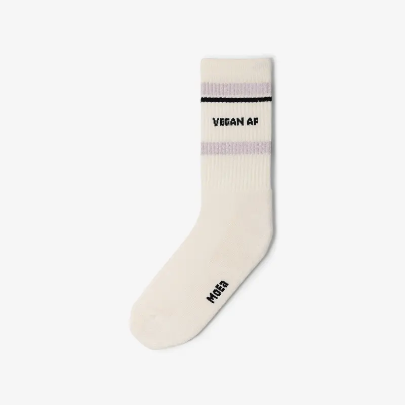 Moea Vegan Af Crew Socks – Bold Statement Knit 1