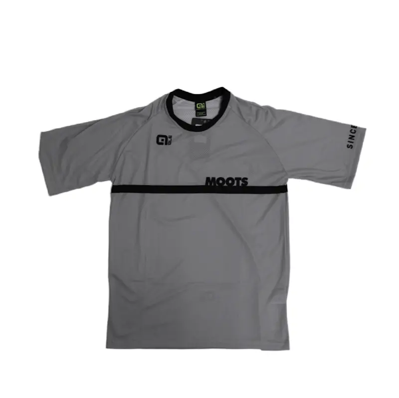 Moots Grey Short-Sleeve Trail Jersey For Mtb 1